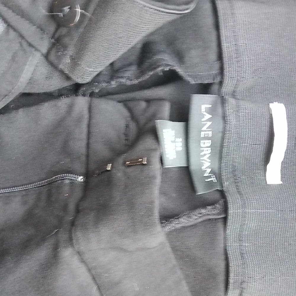 Lane Bryant Classic Black Trousers